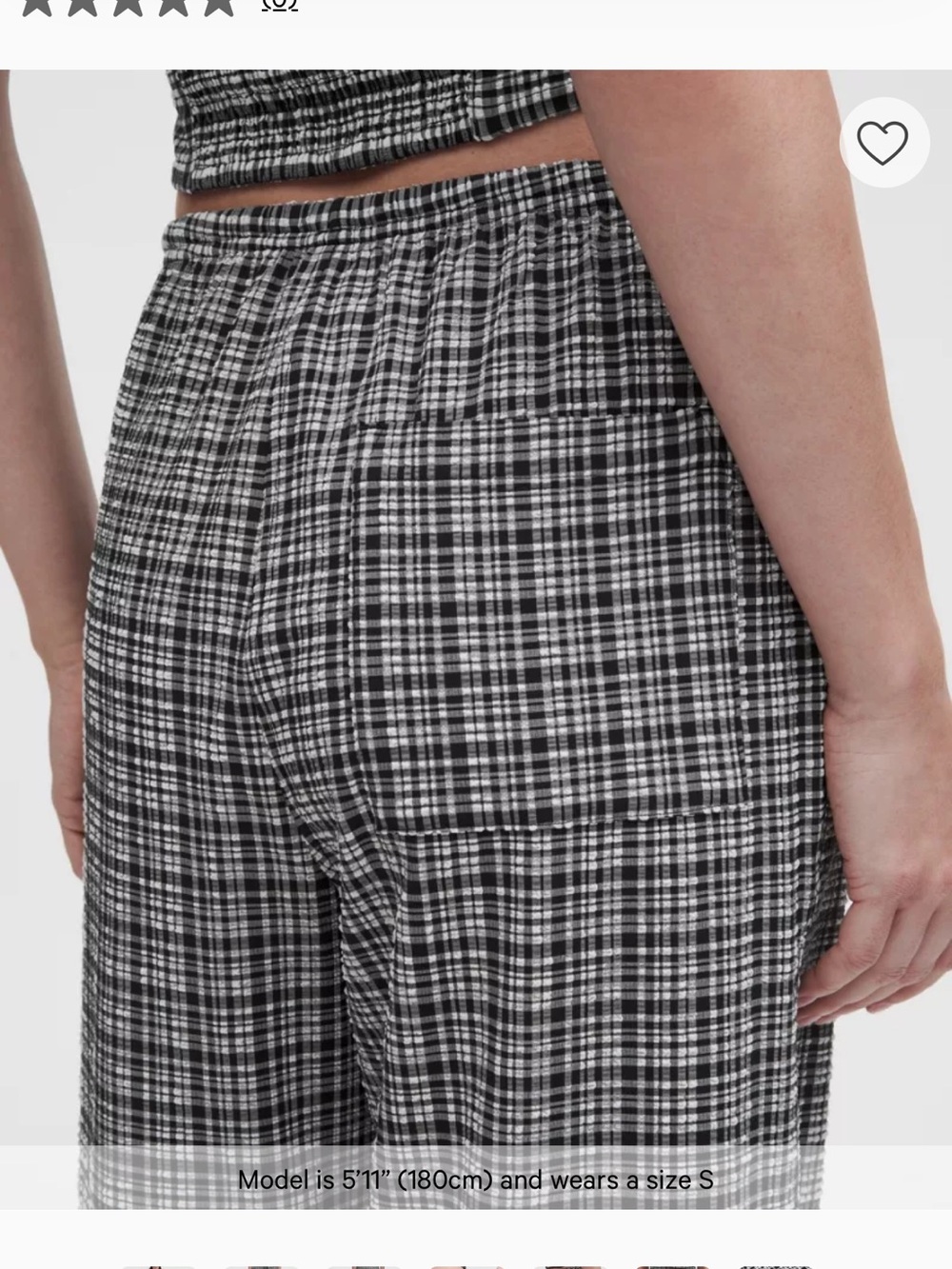 Lululemon Seersucker Check Mid-Rise Pull-on Pant - Picture 5 of 15